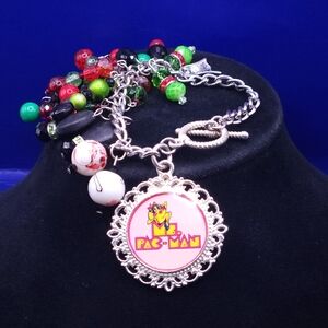 Ms. Pac-Man Charm Bracelet